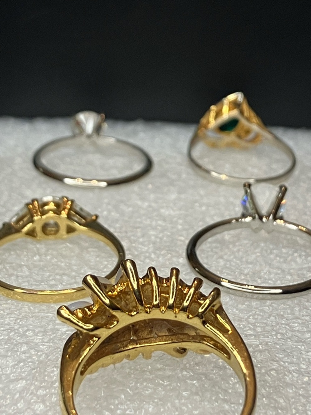 Gold And Silver Tones Ring Collection View 5
